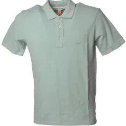 BoB Company - Polo Shirt with Short Sleeves and Embroidery Detail - Sage - T-Shirt - Made in Italy - Luxury Exclusive Collection - Avvenice^ T-shirt