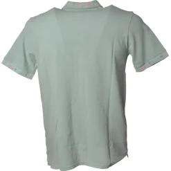BoB Company - Polo Shirt with Short Sleeves and Embroidery Detail - Sage - T-Shirt - Made in Italy - Luxury Exclusive Collection - Avvenice^ T-shirt