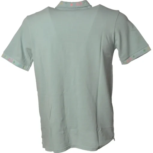 BoB Company - Polo Shirt with Short Sleeves and Embroidery Detail - Sage - T-Shirt - Made in Italy - Luxury Exclusive Collection - Avvenice^ T-shirt
