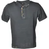 BoB Company - Short Sleeve Polo Shirt with Bead Embroideries - Blue - T-Shirt - Made in Italy - Luxury Exclusive Collection - Avvenice