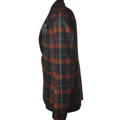 BoB Company - Single-Breasted Jacket in Technical Fabric - Blue/Red - Jacket - Made in Italy - Luxury Exclusive Collection - Avvenice^ Jackets