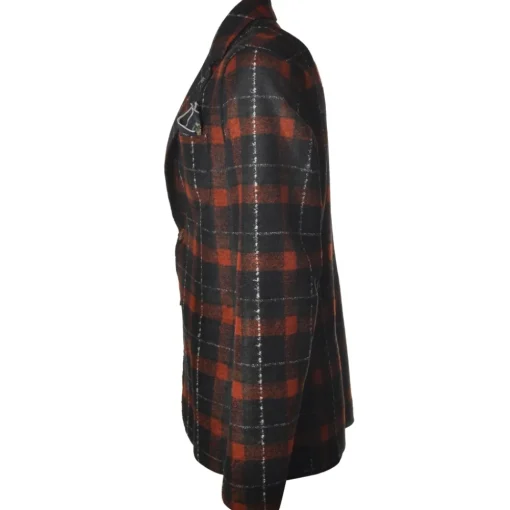 BoB Company - Single-Breasted Jacket in Technical Fabric - Blue/Red - Jacket - Made in Italy - Luxury Exclusive Collection - Avvenice^ Jackets