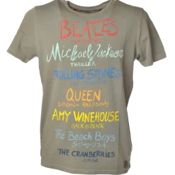 BoB Company - T-Shirt with Multicolor Written Print - Green - T-Shirt - Made in Italy - Luxury Exclusive Collection - Avvenice^ T-shirt