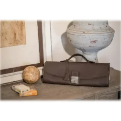 Bottega Senatore - Romolo - Italian Artisan Brief Case - High Quality Leather Bag - Avvenice^ Bags