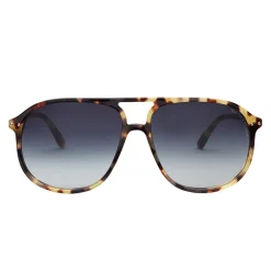 Bottega Veneta - Acetate Aviator Classic Sunglasses - Brown Havana - Sunglasses - Eyewear - Avvenice