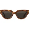 Bottega Veneta - Acetate Cat-Eye Sunglasses - Radica Grey - Sunglasses - Eyewear - Avvenice^ Sunglasses & Eyewear