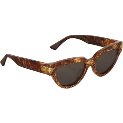 Bottega Veneta - Acetate Cat-Eye Sunglasses - Radica Grey - Sunglasses - Eyewear - Avvenice^ Sunglasses & Eyewear