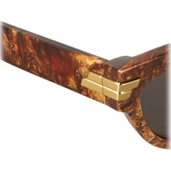 Bottega Veneta - Acetate Cat-Eye Sunglasses - Radica Grey - Sunglasses - Eyewear - Avvenice^ Sunglasses & Eyewear