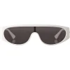 Bottega Veneta - Acetate Mask Sunglasses - Ivory Grey - Sunglasses - Eyewear - Avvenice^ Sunglasses & Eyewear