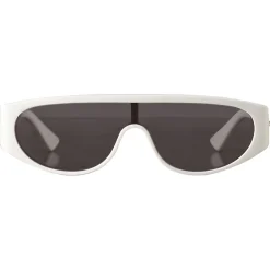 Bottega Veneta - Acetate Mask Sunglasses - Ivory Grey - Sunglasses - Eyewear - Avvenice^ Sunglasses & Eyewear