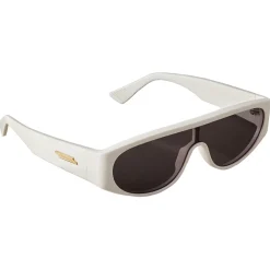 Bottega Veneta - Acetate Mask Sunglasses - Ivory Grey - Sunglasses - Eyewear - Avvenice^ Sunglasses & Eyewear