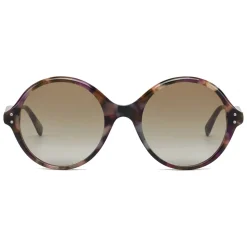 Bottega Veneta - Acetate Round Sunglasses - Multicolor - Sunglasses - Eyewear - Avvenice
