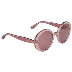 Bottega Veneta - Acetate Round Oversize Sunglasses - Pink - Sunglasses - Eyewear - Avvenice^ Sunglasses & Eyewear