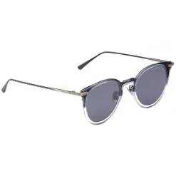 Bottega Veneta - Acetate Round Sunglasses - Grey Black - Sunglasses - Eyewear - Avvenice^ Sunglasses & Eyewear