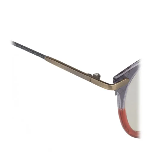 Bottega Veneta - Acetate Round Sunglasses - Grey Transparent - Sunglasses - Eyewear - Avvenice^ Sunglasses & Eyewear