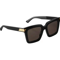 Bottega Veneta - Acetate Square Oversize Sunglasses - Black Grey - Sunglasses - Eyewear - Avvenice^ Sunglasses & Eyewear