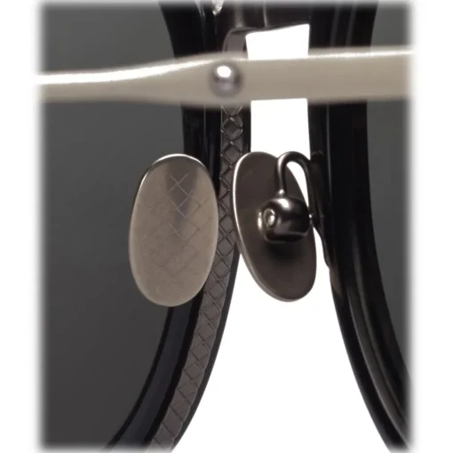 Bottega Veneta - Acetate Transparent Shiny Black Cat Eye Sunglasses - Sunglasses - Eyewear - Avvenice