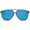 Bottega Veneta - Alluminium Aviator Sunglasses - Blue - Sunglasses - Eyewear - Avvenice