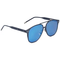 Bottega Veneta - Alluminium Aviator Sunglasses - Blue - Sunglasses - Eyewear - Avvenice