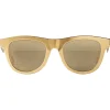 Bottega Veneta - Aluminium Classic D-Frame Sunglasses - Gold Brown - Sunglasses - Eyewear - Avvenice