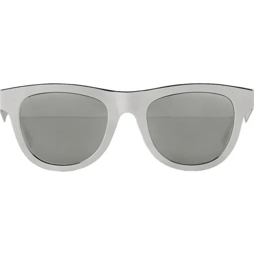 Bottega Veneta - Aluminium Classic D-Frame Sunglasses - SIlver - Sunglasses - Eyewear - Avvenice
