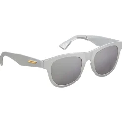 Bottega Veneta - Aluminium Classic D-Frame Sunglasses - SIlver - Sunglasses - Eyewear - Avvenice