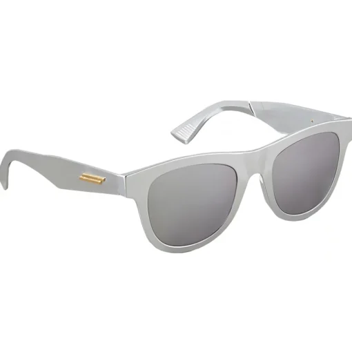 Bottega Veneta - Aluminium Classic D-Frame Sunglasses - SIlver - Sunglasses - Eyewear - Avvenice