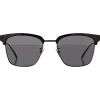 Bottega Veneta - Clubmaster Sunglasses - Black Grey - Sunglasses - Eyewear - Avvenice