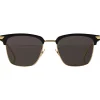 Bottega Veneta - Clubmaster Sunglasses - Black Gold - Sunglasses - Eyewear - Avvenice^ Sunglasses & Eyewear