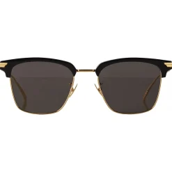 Bottega Veneta - Clubmaster Sunglasses - Black Gold - Sunglasses - Eyewear - Avvenice^ Sunglasses & Eyewear