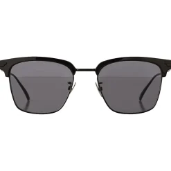 Bottega Veneta - Clubmaster Sunglasses - Black Grey - Sunglasses - Eyewear - Avvenice
