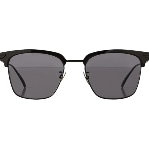 Bottega Veneta - Clubmaster Sunglasses - Black Grey - Sunglasses - Eyewear - Avvenice
