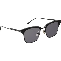 Bottega Veneta - Clubmaster Sunglasses - Black Grey - Sunglasses - Eyewear - Avvenice