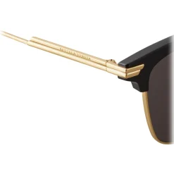 Bottega Veneta - Clubmaster Sunglasses - Black Gold - Sunglasses - Eyewear - Avvenice^ Sunglasses & Eyewear