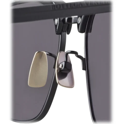 Bottega Veneta - Clubmaster Sunglasses - Black Grey - Sunglasses - Eyewear - Avvenice