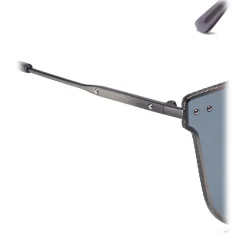 Bottega Veneta - Cross Metal Square Sunglasses - Black Grey - Sunglasses - Eyewear - Avvenice^ Sunglasses & Eyewear