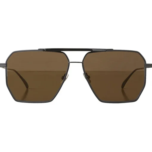 Bottega Veneta - Metal Aviator Sunglasses - Black - Sunglasses - Eyewear - Avvenice^ Sunglasses & Eyewear