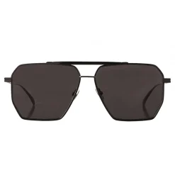 Bottega Veneta - Metal Aviator Sunglasses - Black Grey - Sunglasses - Eyewear - Avvenice