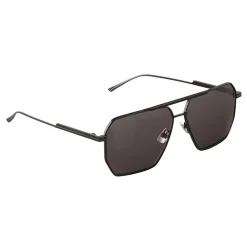 Bottega Veneta - Metal Aviator Sunglasses - Black Grey - Sunglasses - Eyewear - Avvenice