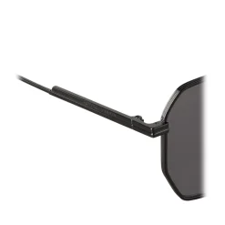 Bottega Veneta - Metal Aviator Sunglasses - Black Grey - Sunglasses - Eyewear - Avvenice