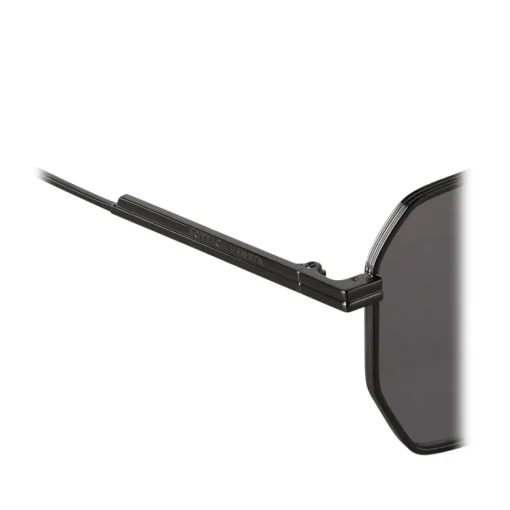 Bottega Veneta - Metal Aviator Sunglasses - Black Grey - Sunglasses - Eyewear - Avvenice