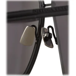 Bottega Veneta - Metal Aviator Sunglasses - Black Grey - Sunglasses - Eyewear - Avvenice