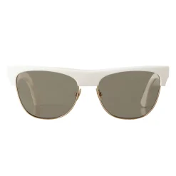 Bottega Veneta - The Original 03 Classic Sunglasses - Ivory Brown - Sunglasses - Eyewear - Avvenice^ Sunglasses & Eyewear
