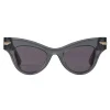 Bottega Veneta - The Original 04 Cat Eye Sunglasses - Grey - Sunglasses - Eyewear - Avvenice