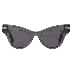Bottega Veneta - The Original 04 Cat Eye Sunglasses - Grey - Sunglasses - Eyewear - Avvenice