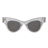 Bottega Veneta - The Original 04 Cat Eye Sunglasses - Transparent Grey - Sunglasses - Eyewear - Avvenice^ Sunglasses & Eyewear