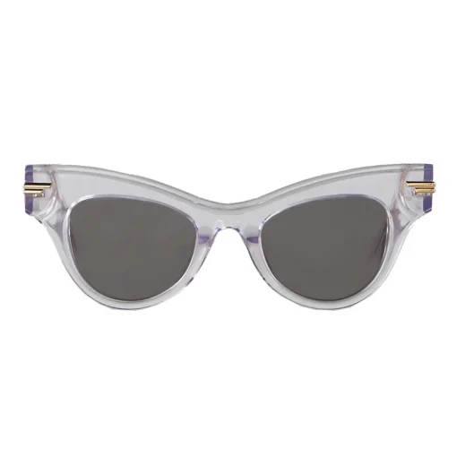 Bottega Veneta - The Original 04 Cat Eye Sunglasses - Transparent Grey - Sunglasses - Eyewear - Avvenice^ Sunglasses & Eyewear