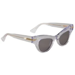 Bottega Veneta - The Original 04 Cat Eye Sunglasses - Transparent Grey - Sunglasses - Eyewear - Avvenice^ Sunglasses & Eyewear