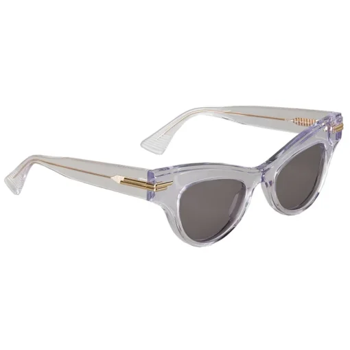 Bottega Veneta - The Original 04 Cat Eye Sunglasses - Transparent Grey - Sunglasses - Eyewear - Avvenice^ Sunglasses & Eyewear