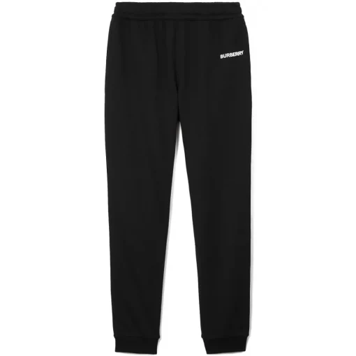 Burberry - Cotton Jogging Pants - Black - Exclusive Collection - Avvenice